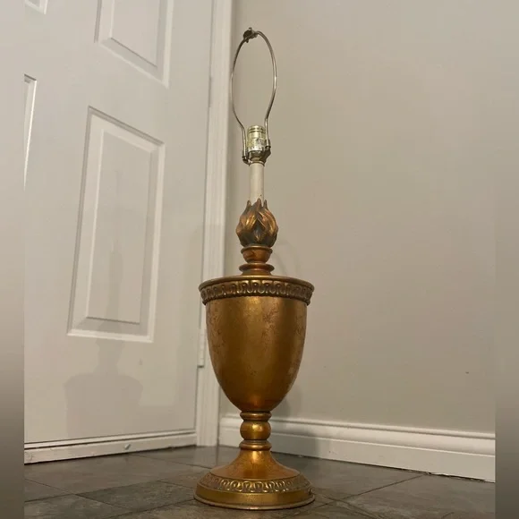 Antique Vintage Leviton Copper Art Deco 32” Table Lamp - Picture 3 of 7